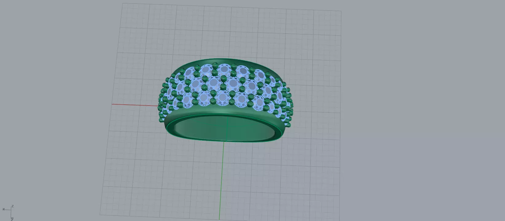 diamond ring 3D print model