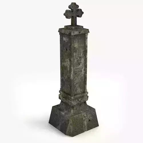 Lowpoly Tombstone 20