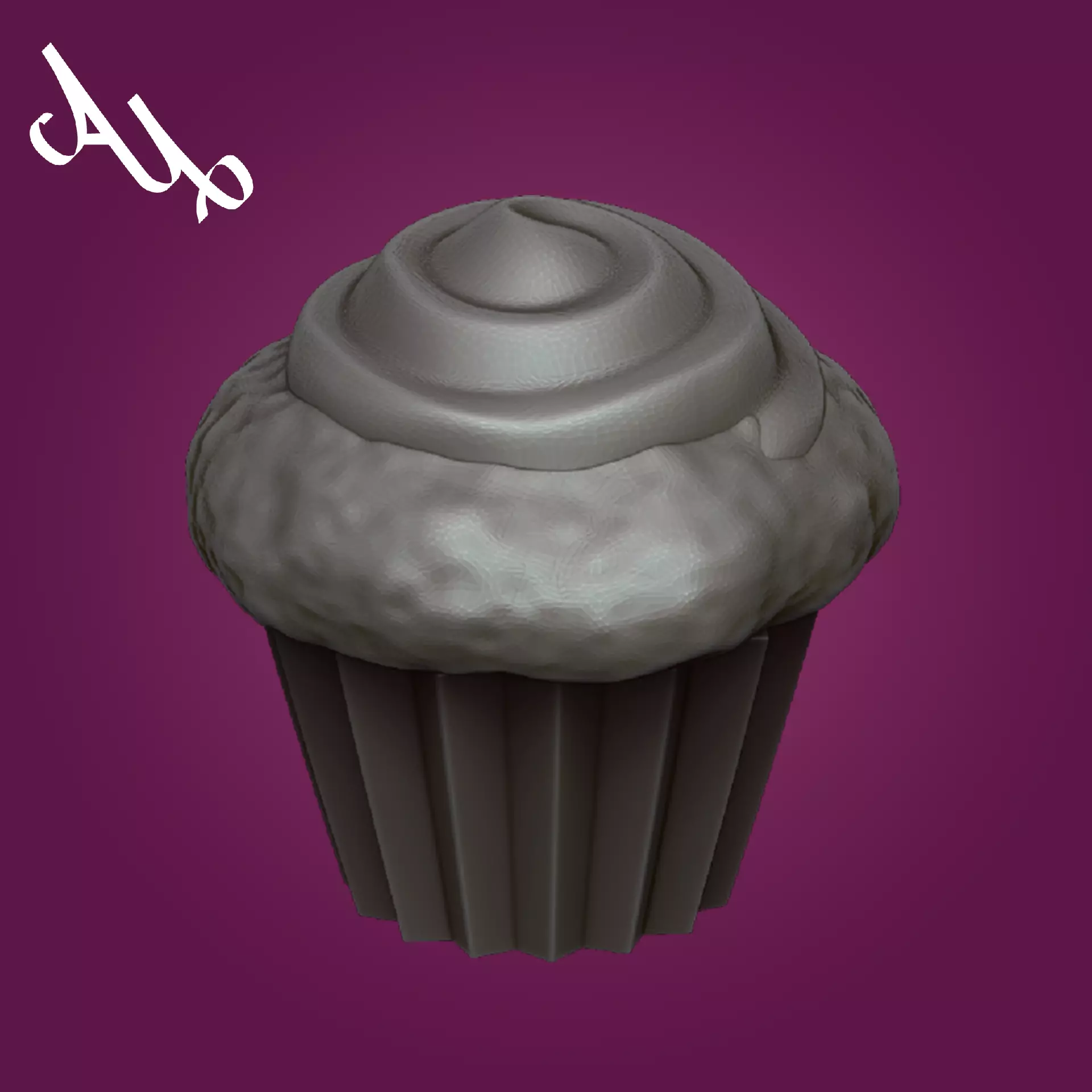 Cream Cupcake - Decorations and Toys 3D print model