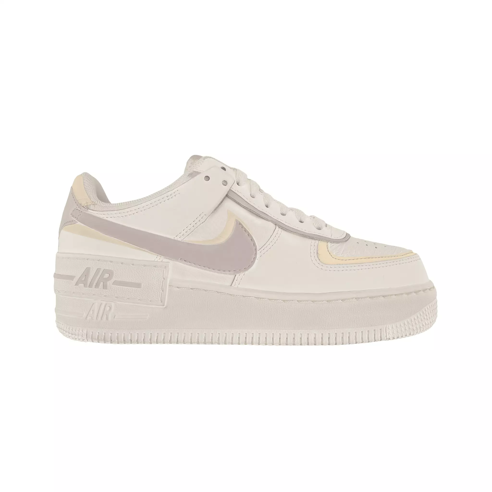 Nike Air Force 1 Shadow Sail Platinum Violet Low-poly 3D model