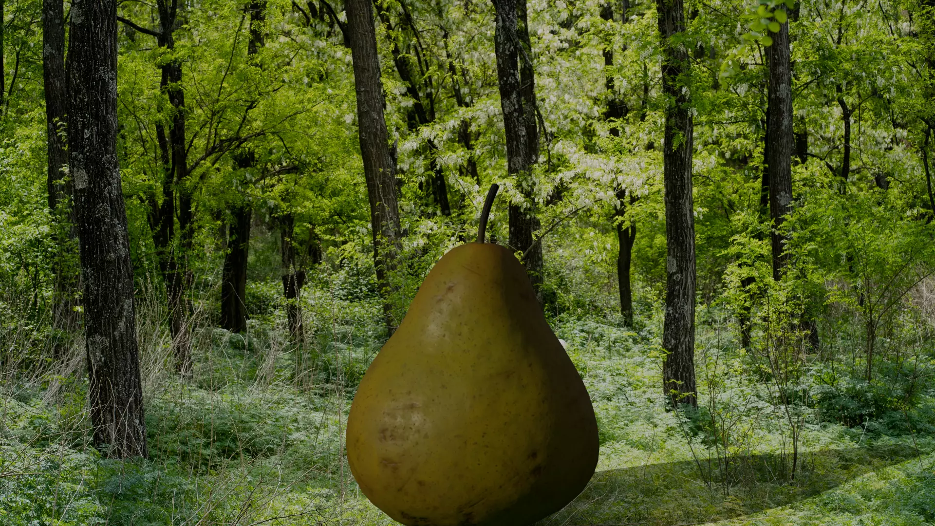 Pear food 3D model