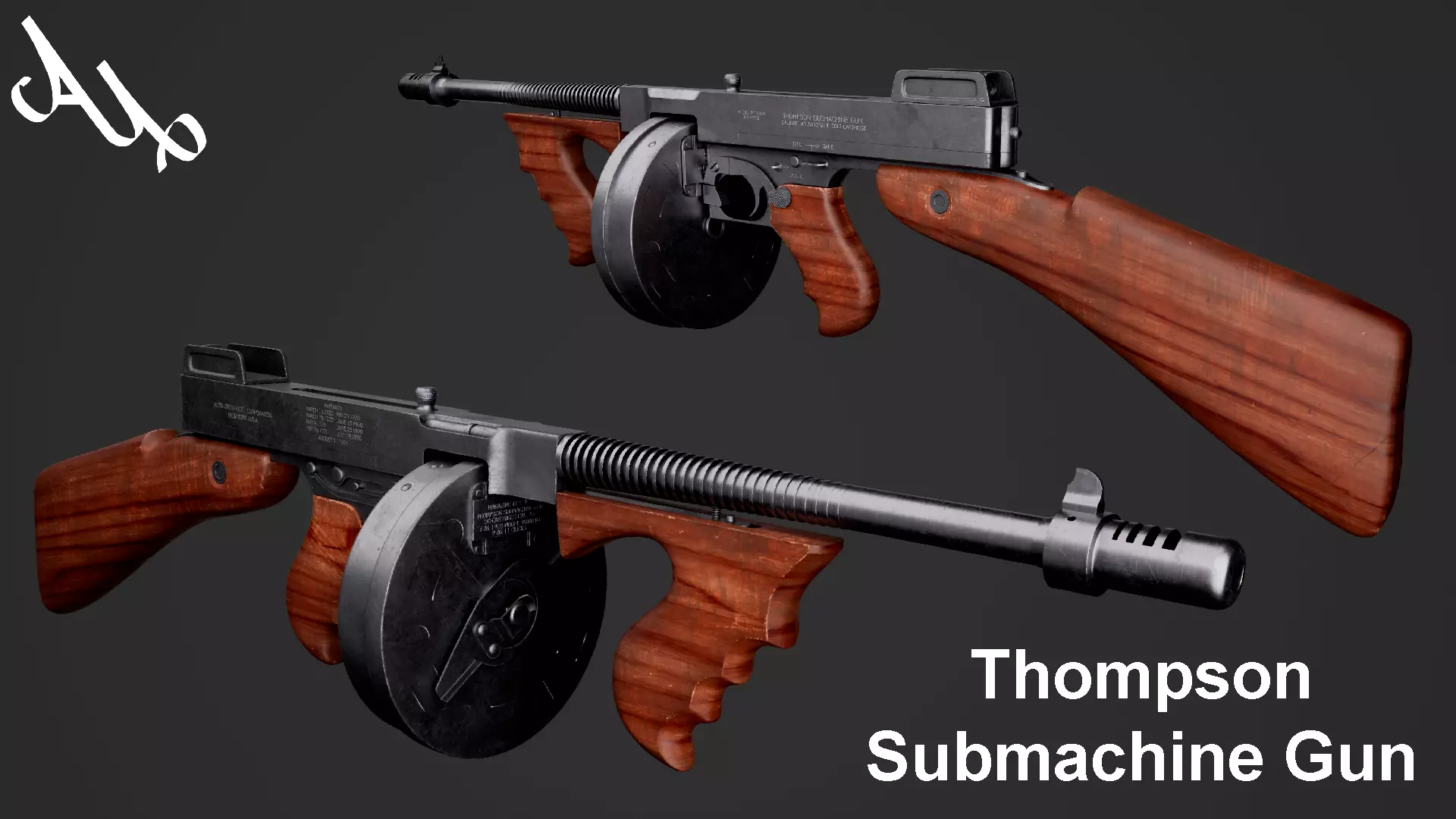 WW2 Weapon 3D model