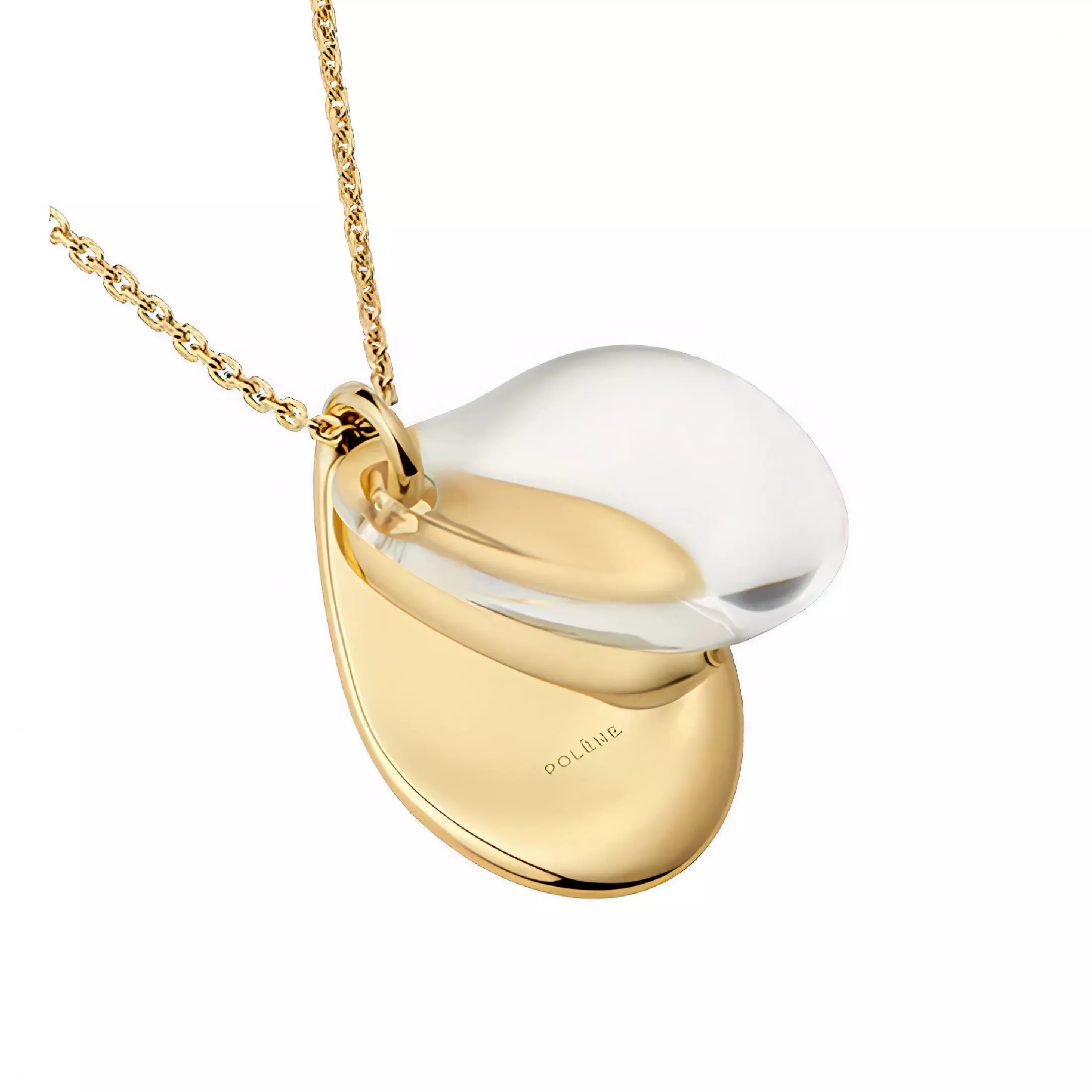 POLENE - NAE - NECKLACE - GLASS AND GOLD 3D print model