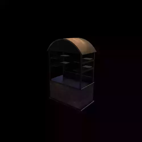 Food Carts 02  3D model 6