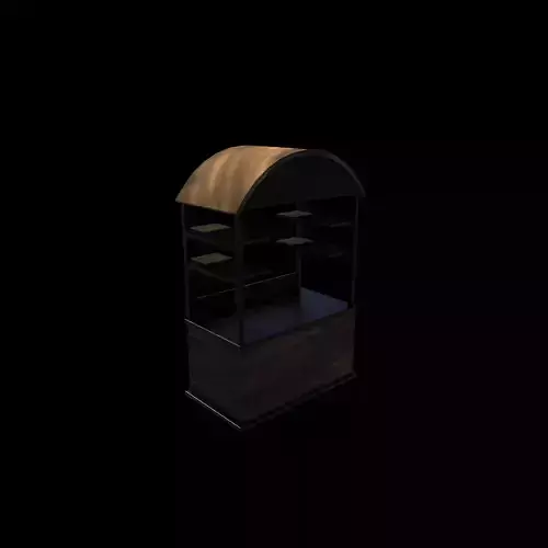 Food Carts 02  3D model 3