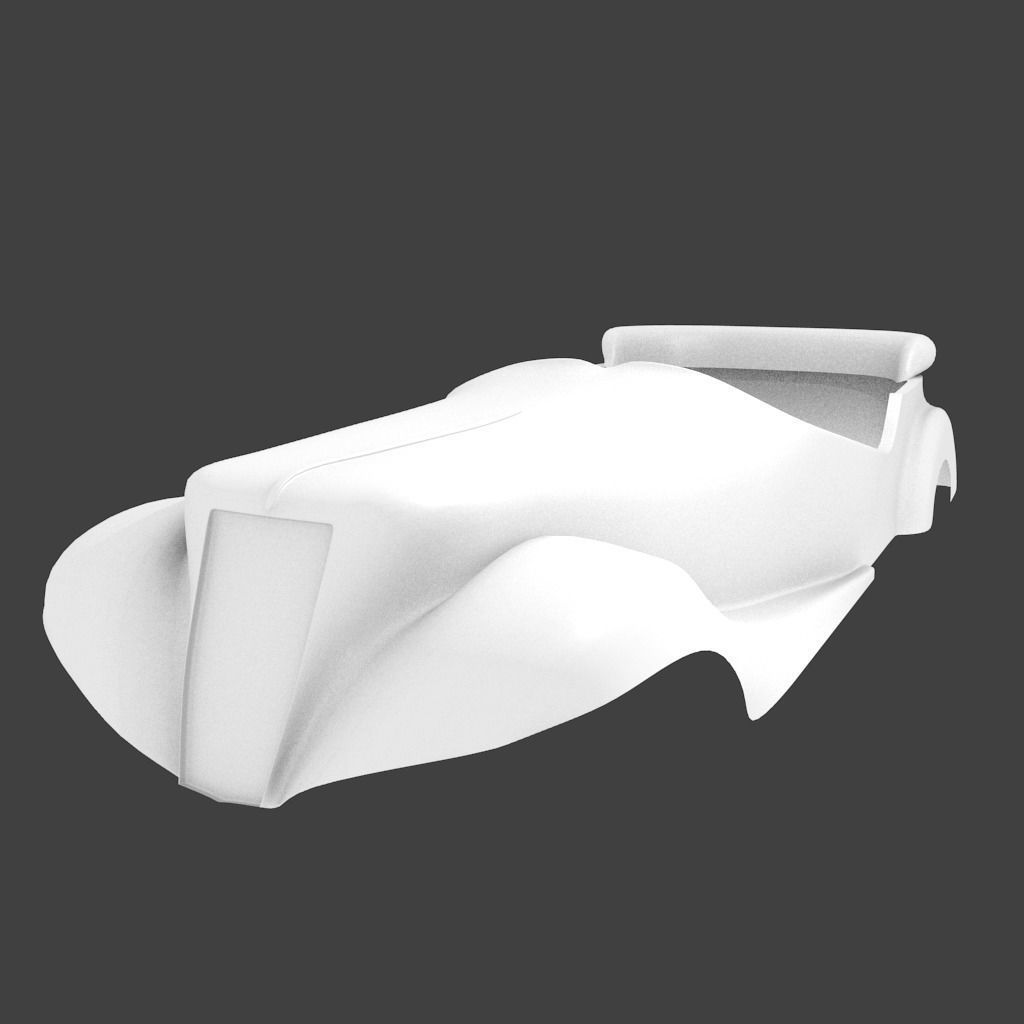 Old Antique Car 3D Model Free low-poly 3D model_4