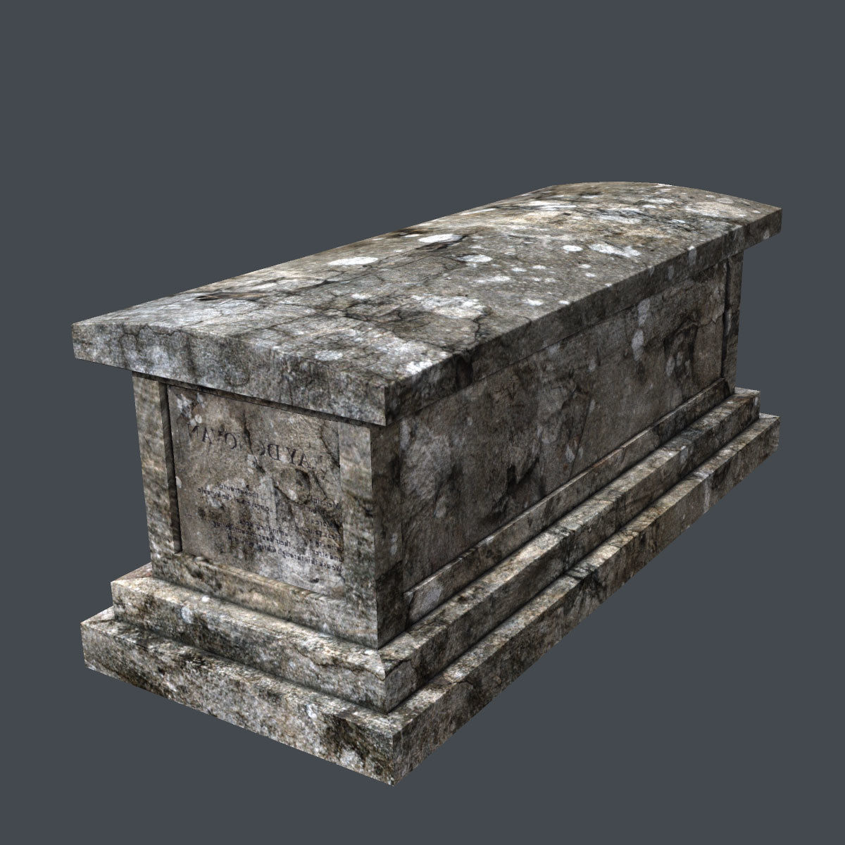 Lowpoly Gravestone 10 Pack vol2 Low-poly 3D model_19