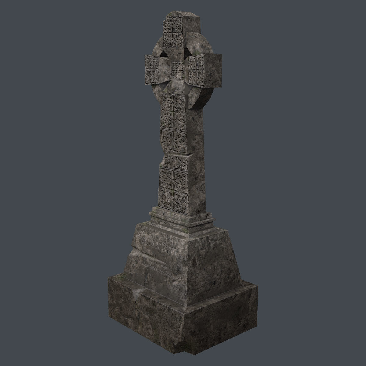 Lowpoly Gravestone 20 Pack Low-poly 3D model_24