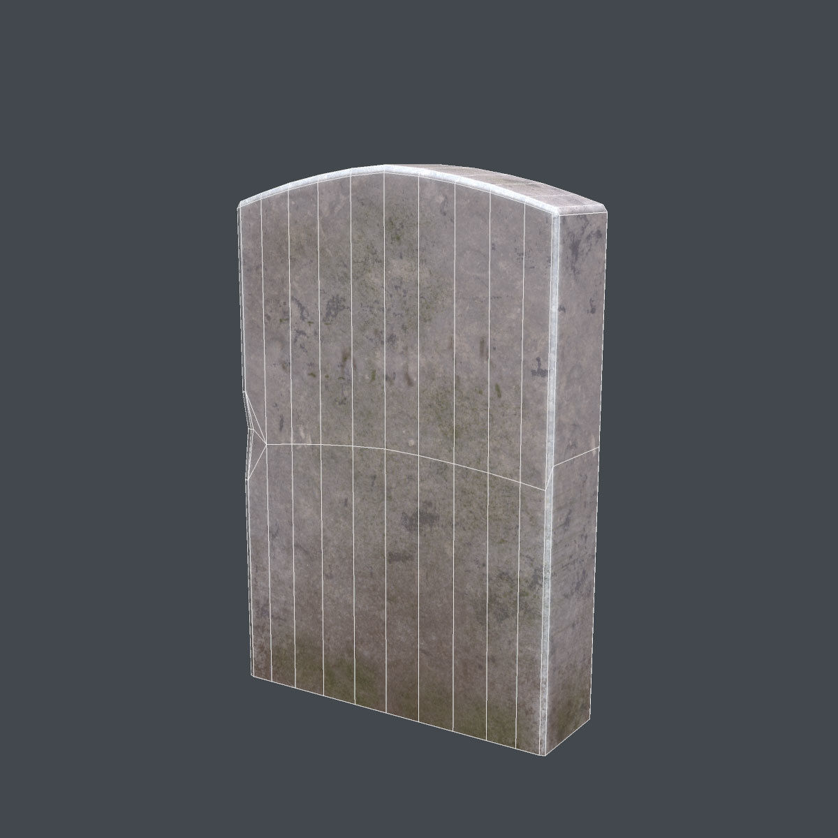 Lowpoly Gravestone 20 Pack Low-poly 3D model_62