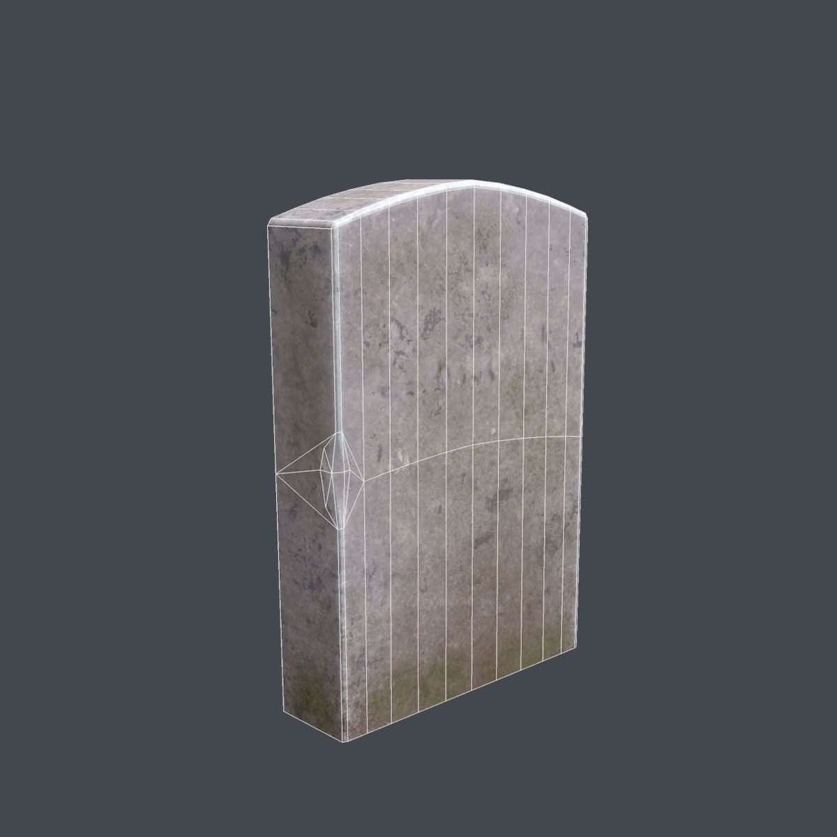 Lowpoly Gravestone 20 Pack Low-poly 3D model_41