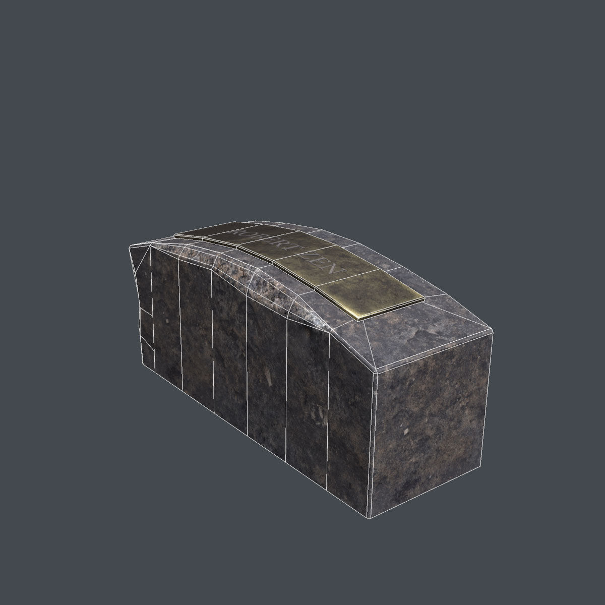 Lowpoly Gravestone 20 Pack Low-poly 3D model_67