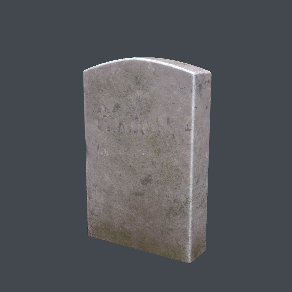 Lowpoly Gravestone 20 Pack Low-poly 3D model_21