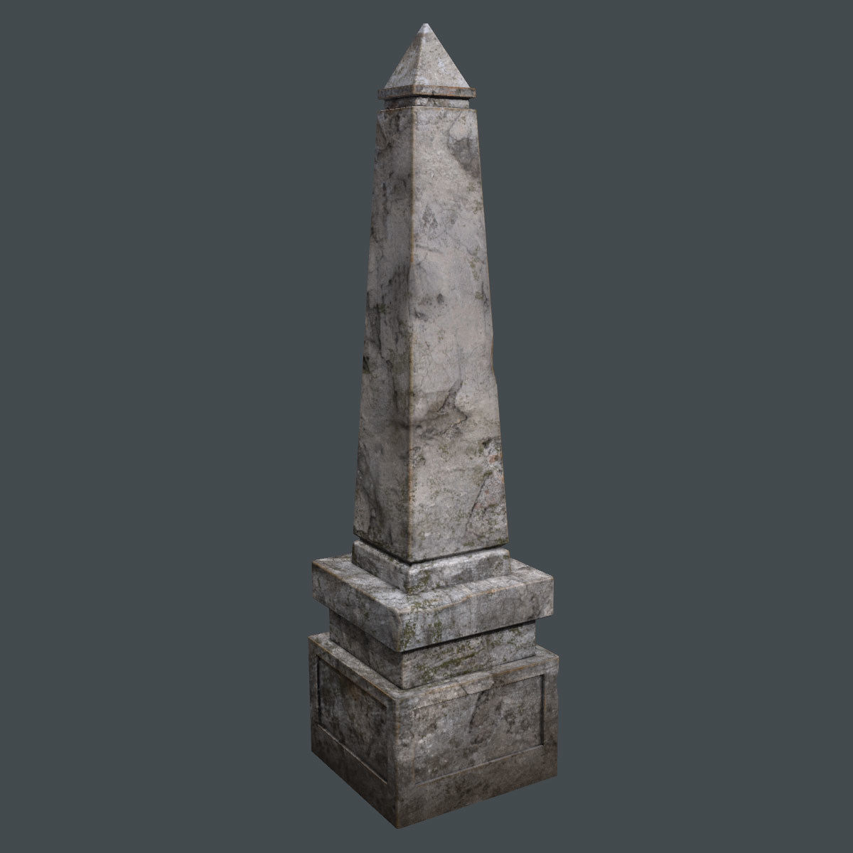 Lowpoly Gravestone 20 Pack Low-poly 3D model_60