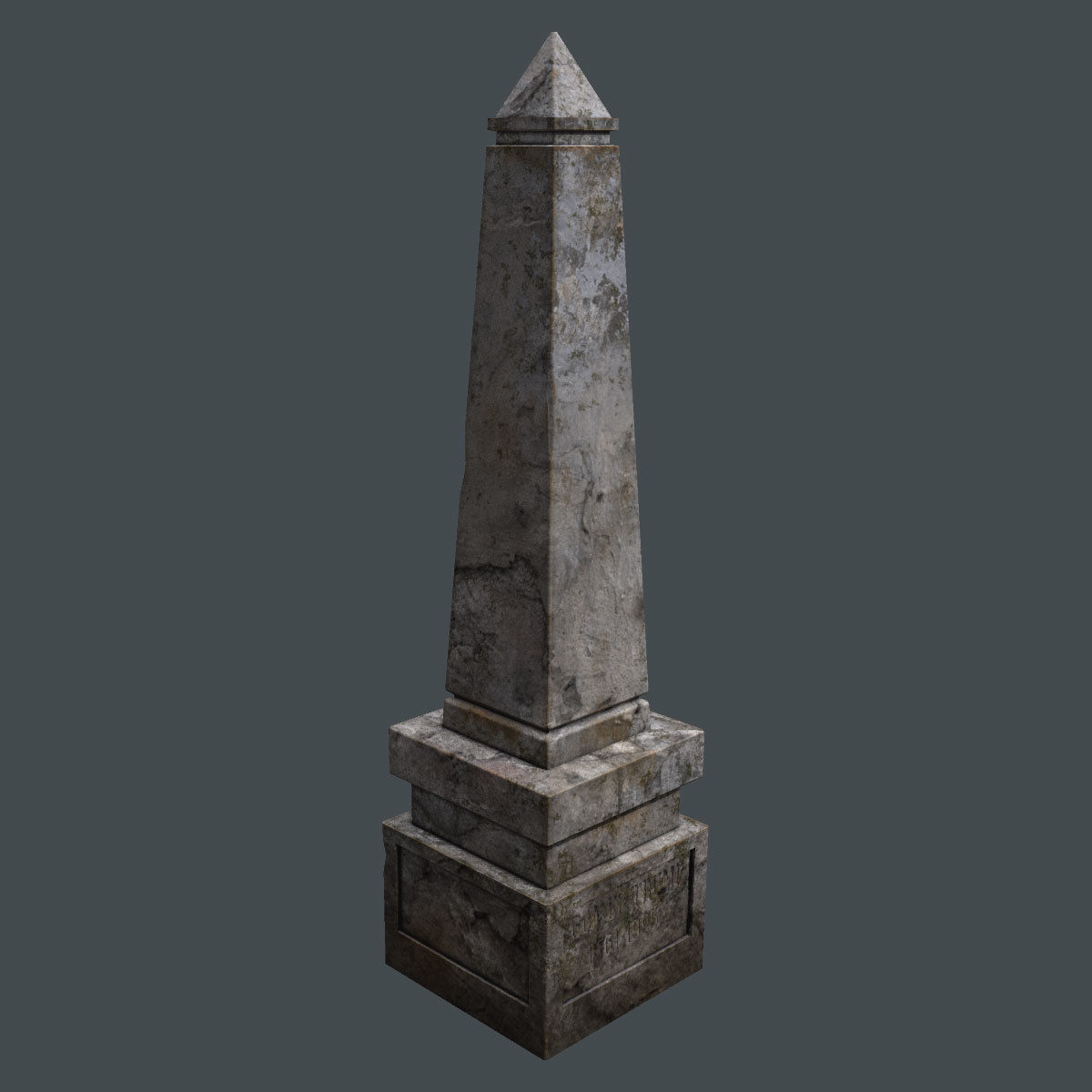 Lowpoly Cemetery Pack Low-poly 3D model_18