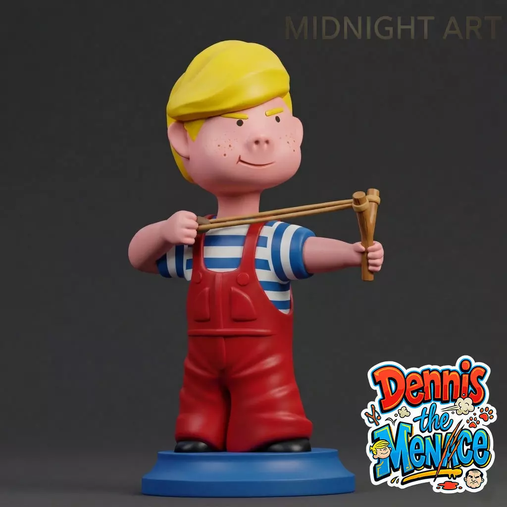 Dennis the Menace Fan Art Statue 3D print model