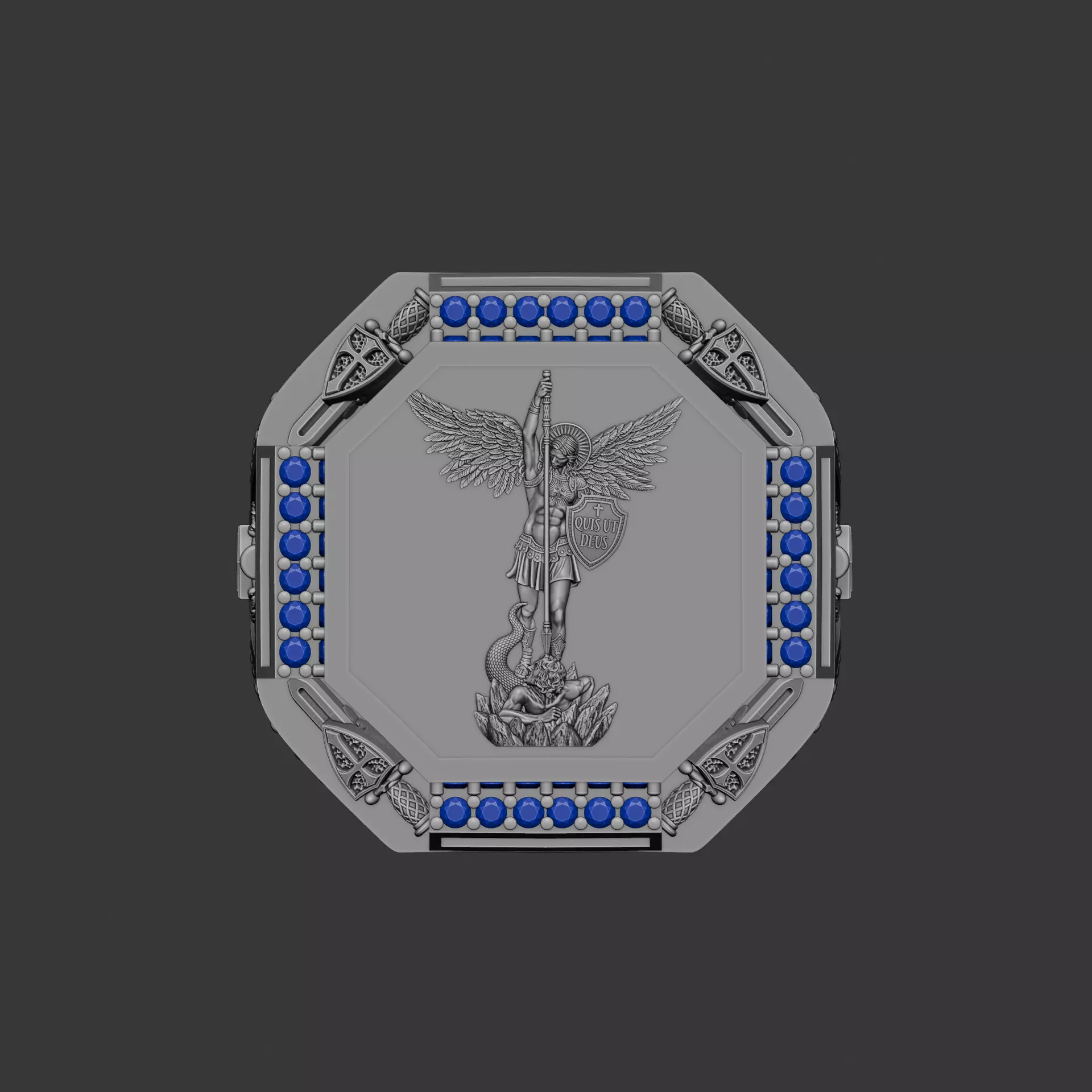 Anillo San Miguel 3D print model