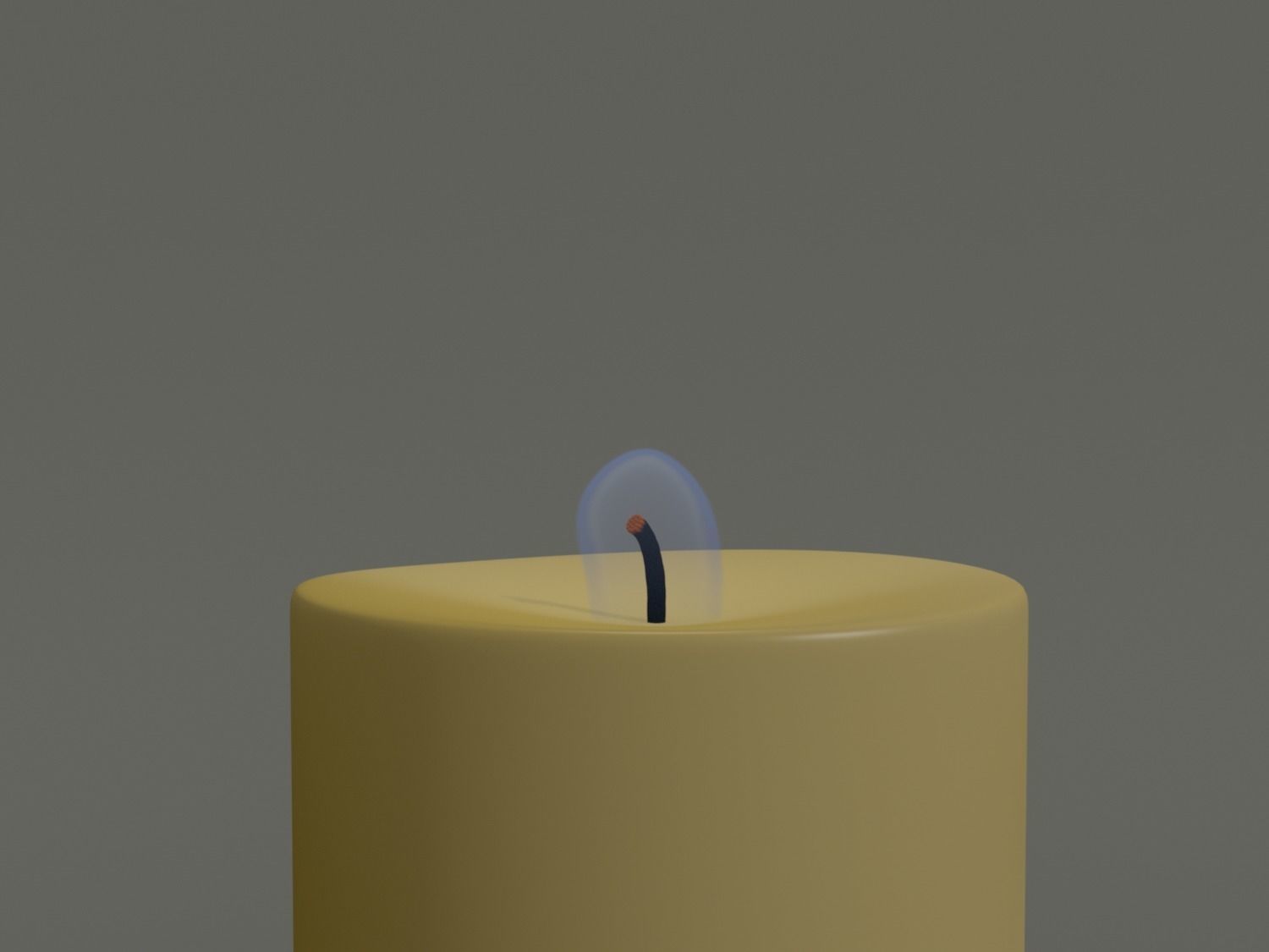 Animated Hurricane Candle 3D model_3