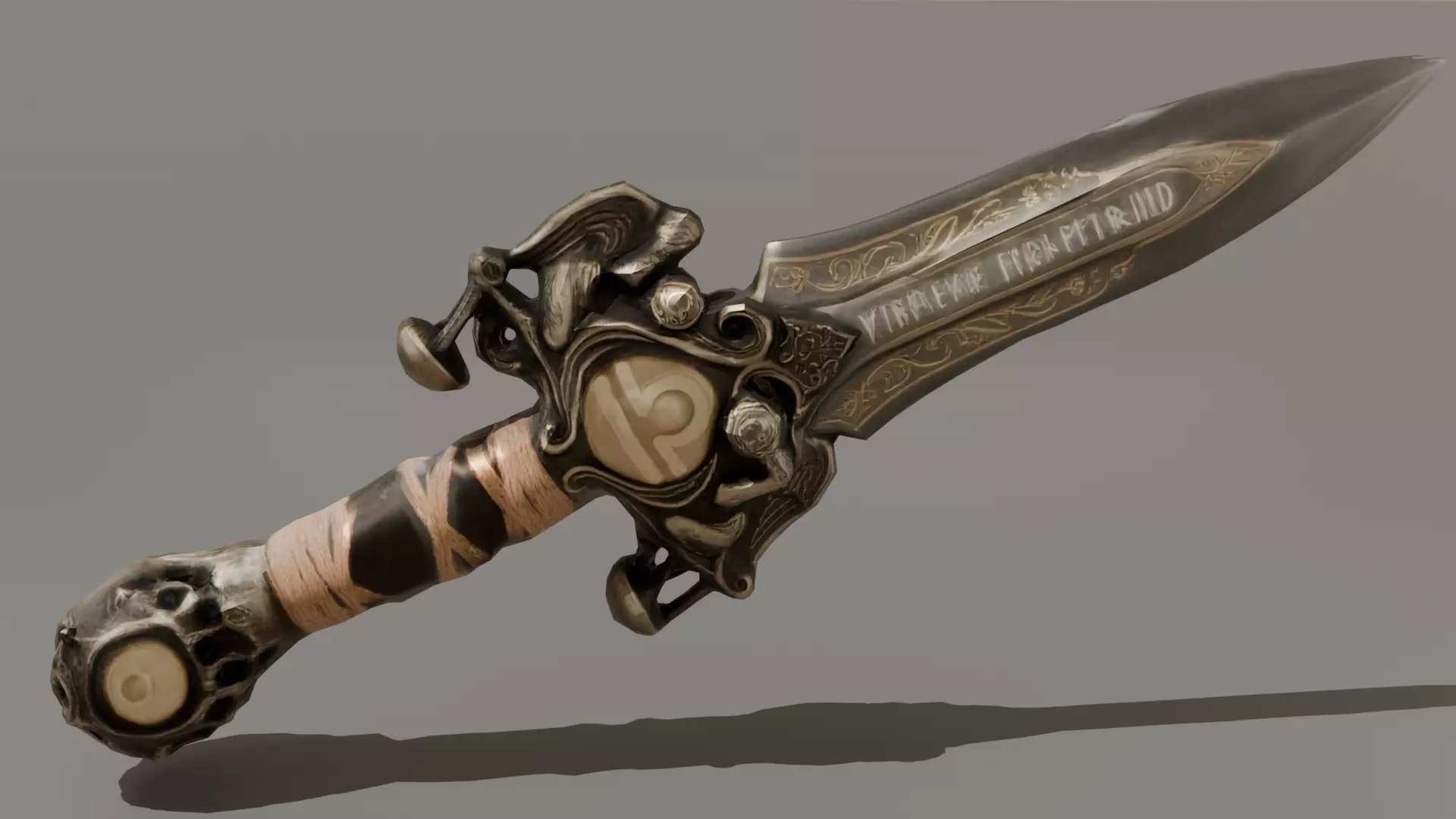 Zodiac Dark Weapons Collection Libra Dagger Low Poly Low-poly 3D model