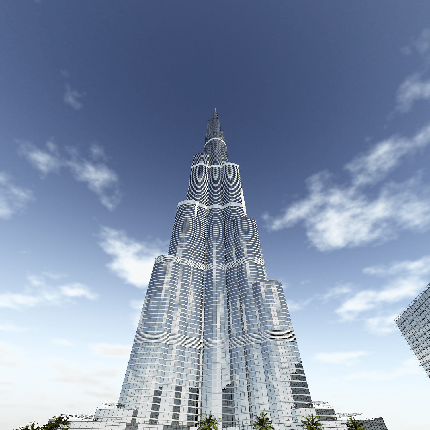Burj Khalifa 3D model_4