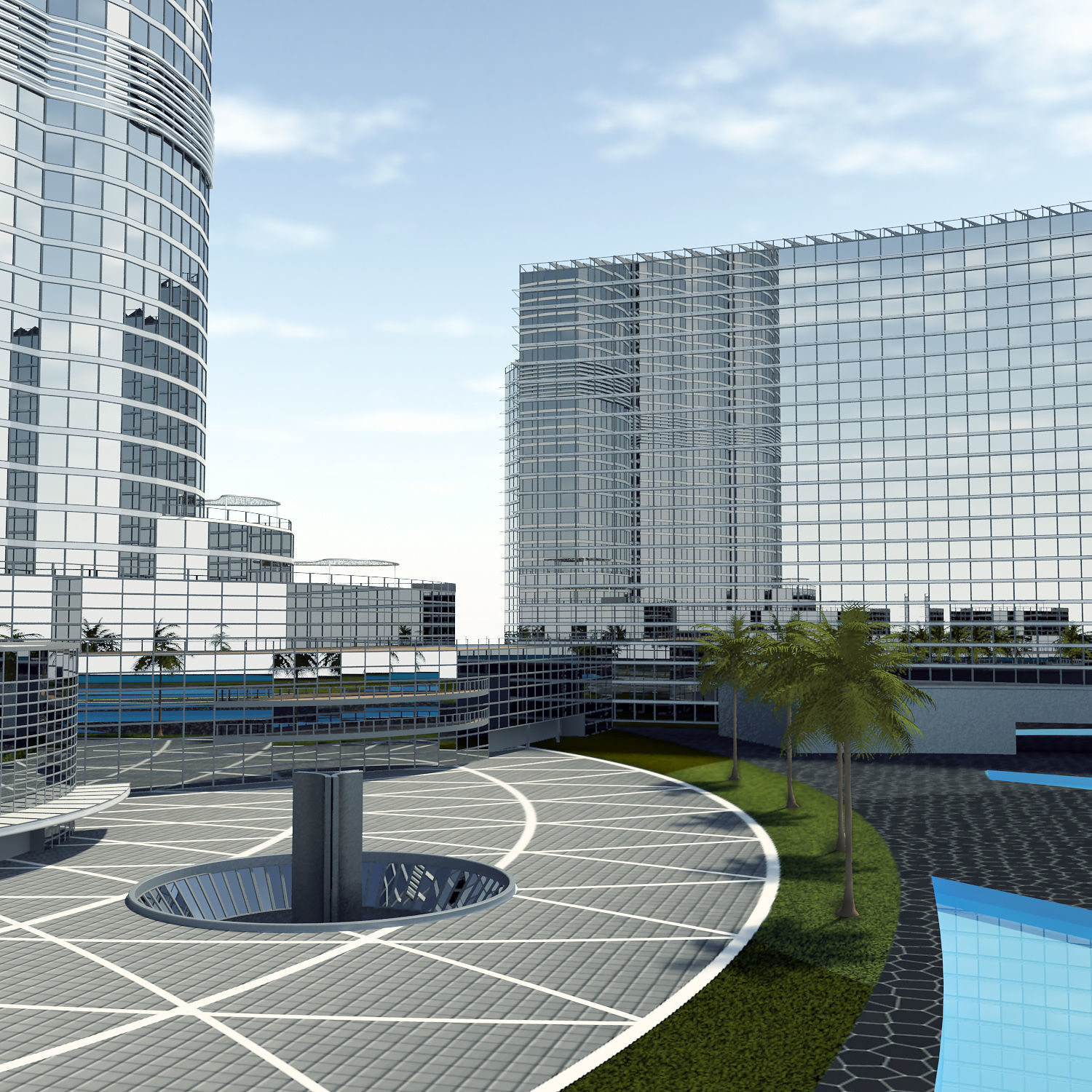 Burj Khalifa 3D model_3