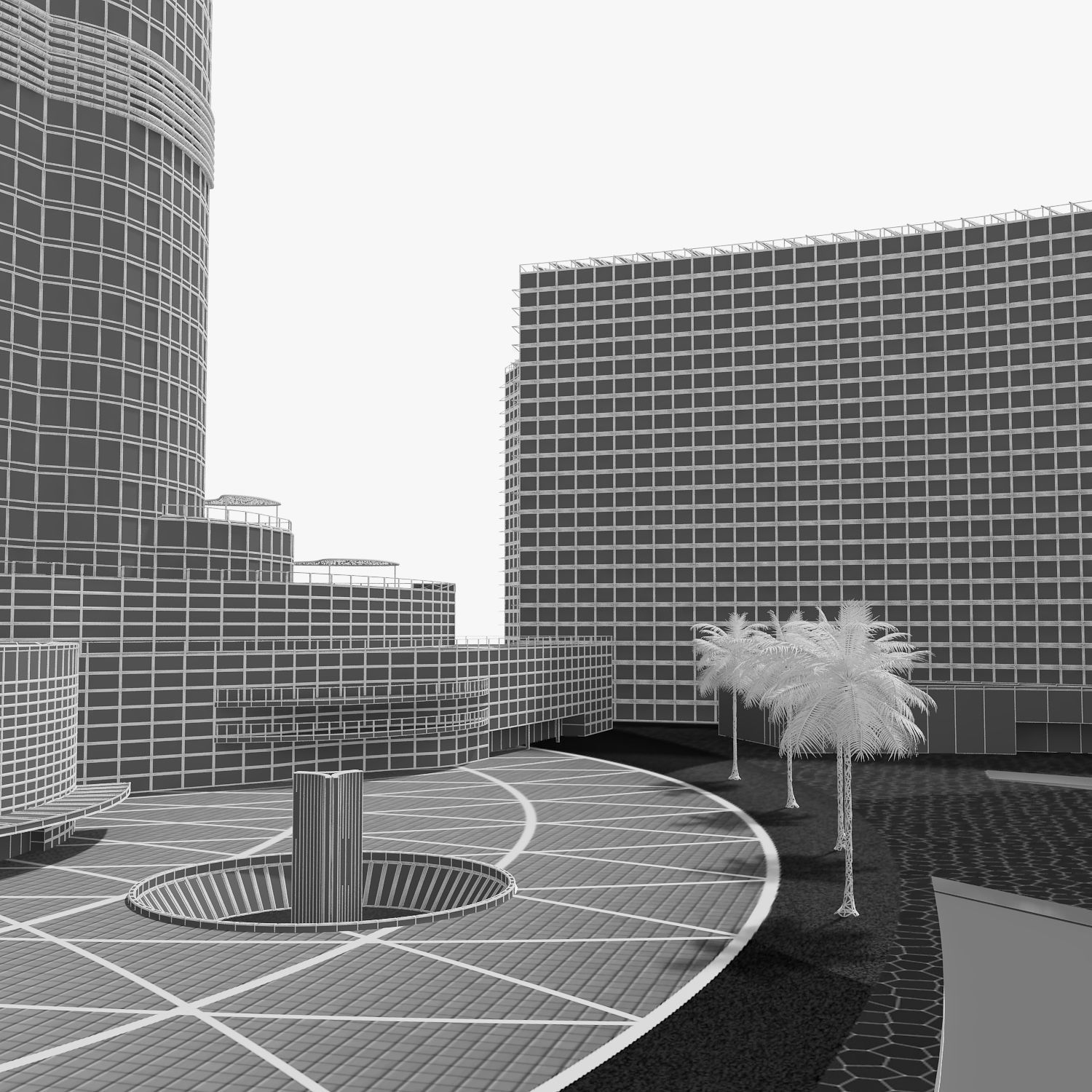 Burj Khalifa 3D model_6