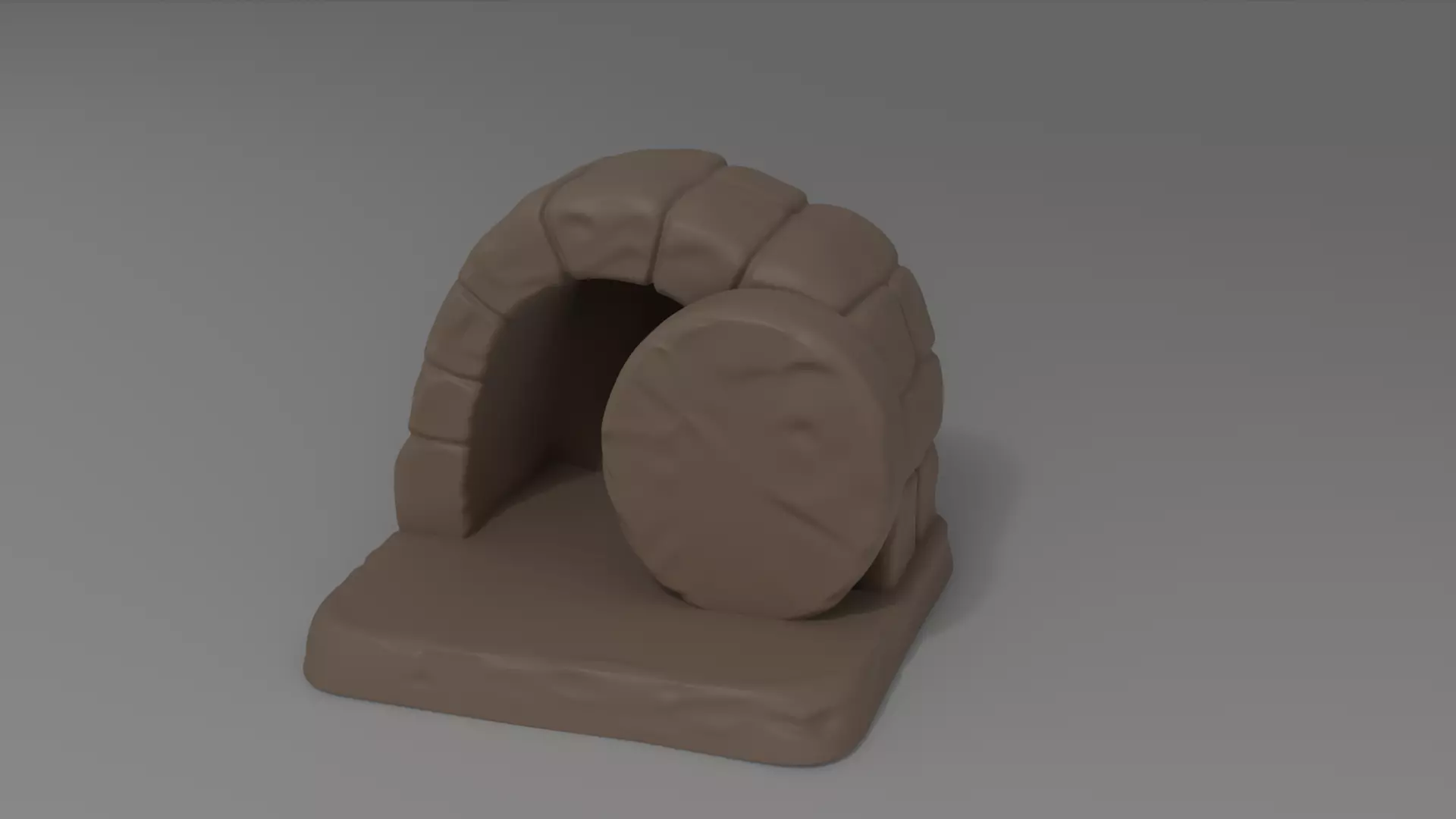 He is Risen 3D Printable Empty Tomb Easter Resurrection bible 3D print model