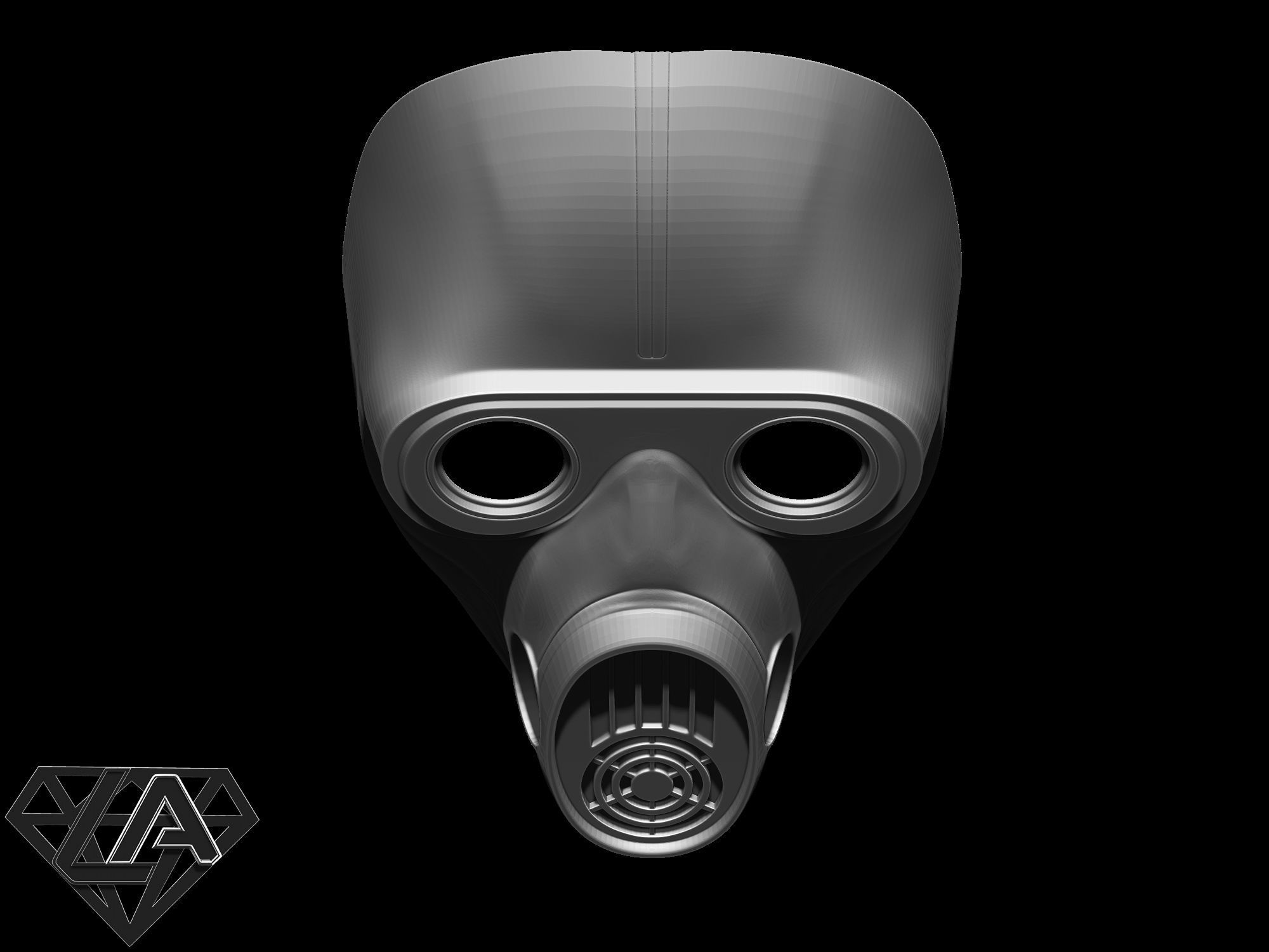 Stalker mask 3D print model_10