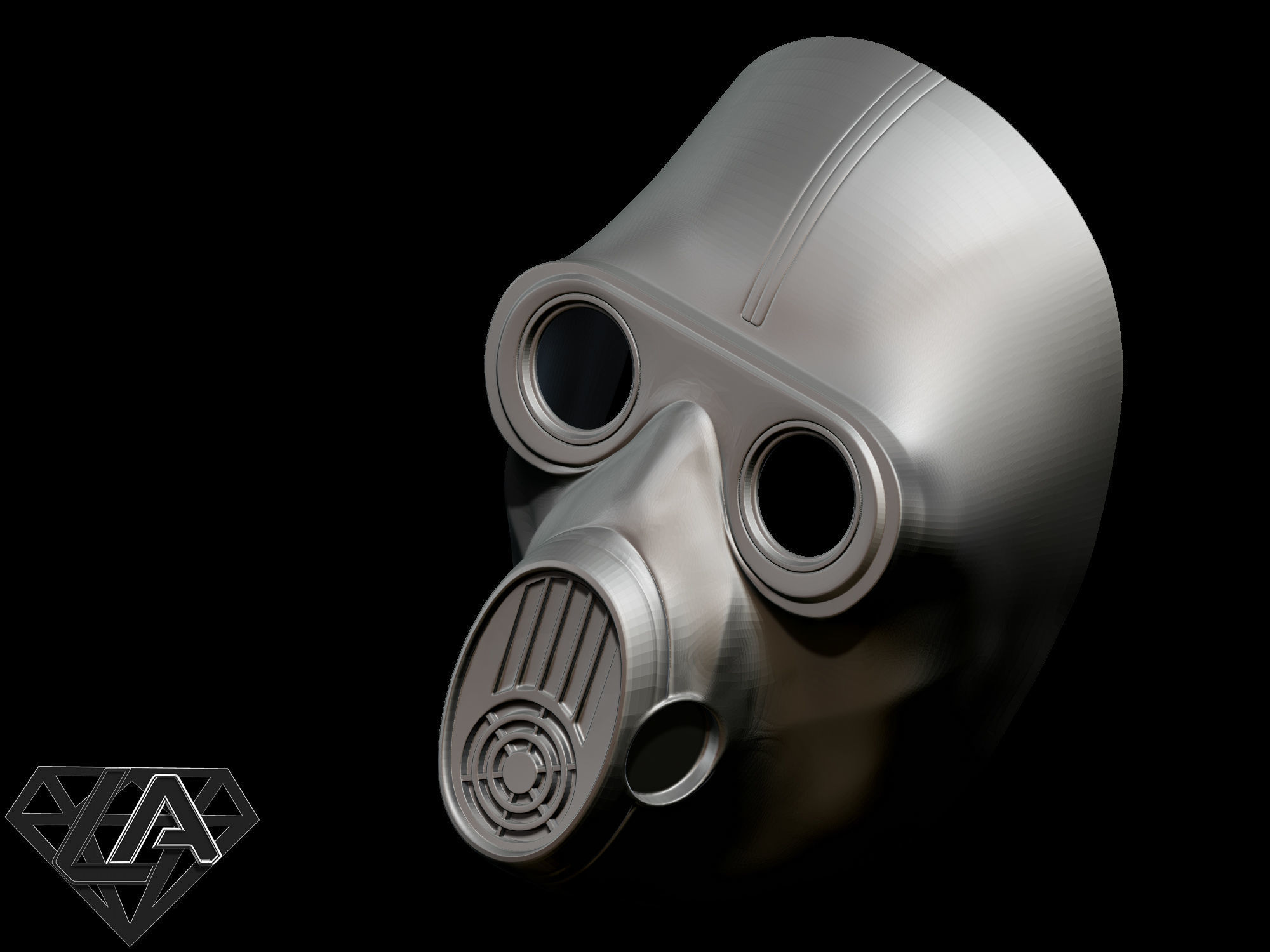 Stalker mask 3D print model_9