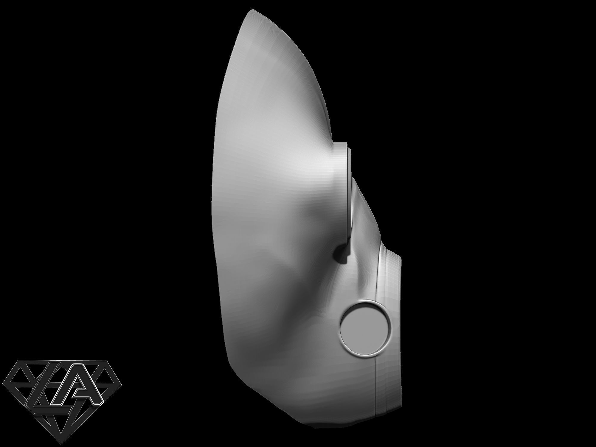 Stalker mask 3D print model_6