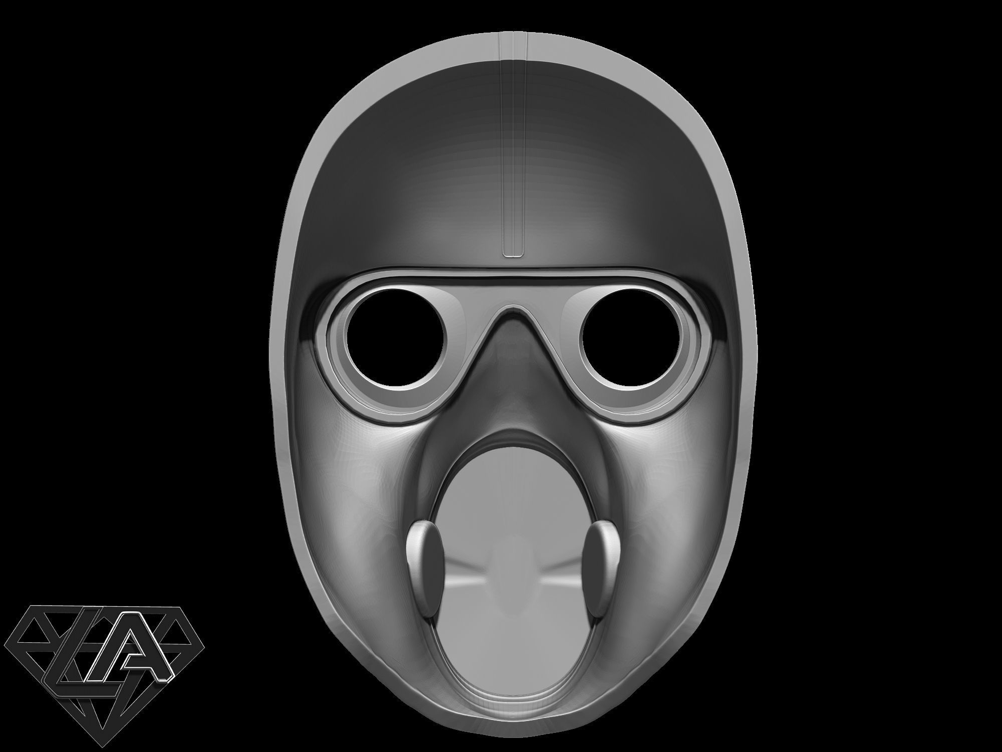 Stalker mask 3D print model_2