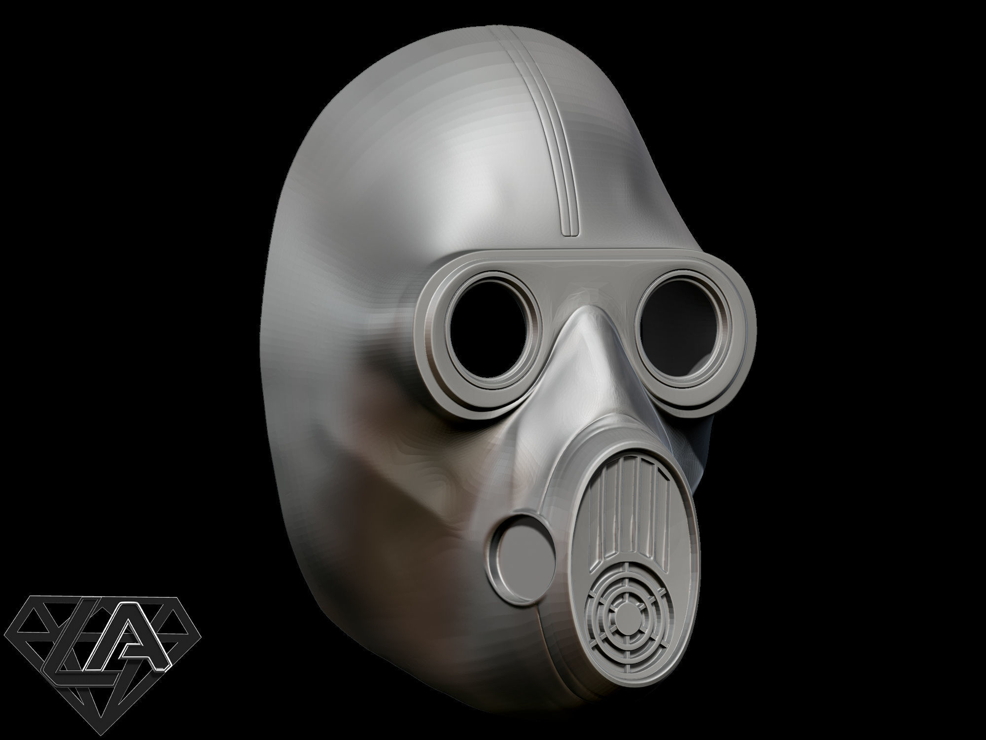 Stalker mask 3D print model_5