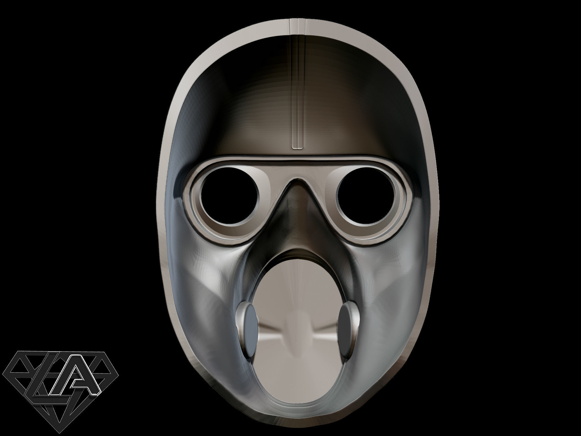 Stalker mask 3D print model_3