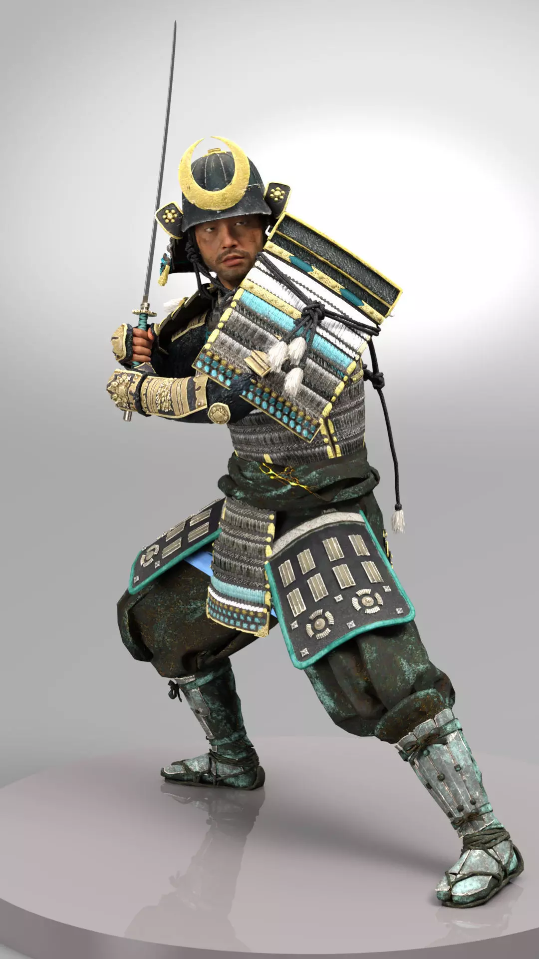 Jin Sakai The Honor of the Ghost Sakai Clan Edition 3D print model