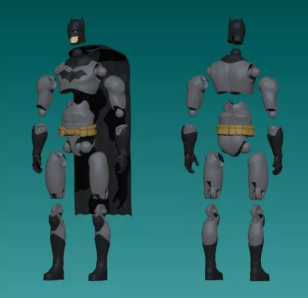 Batman - articulado 3D print model