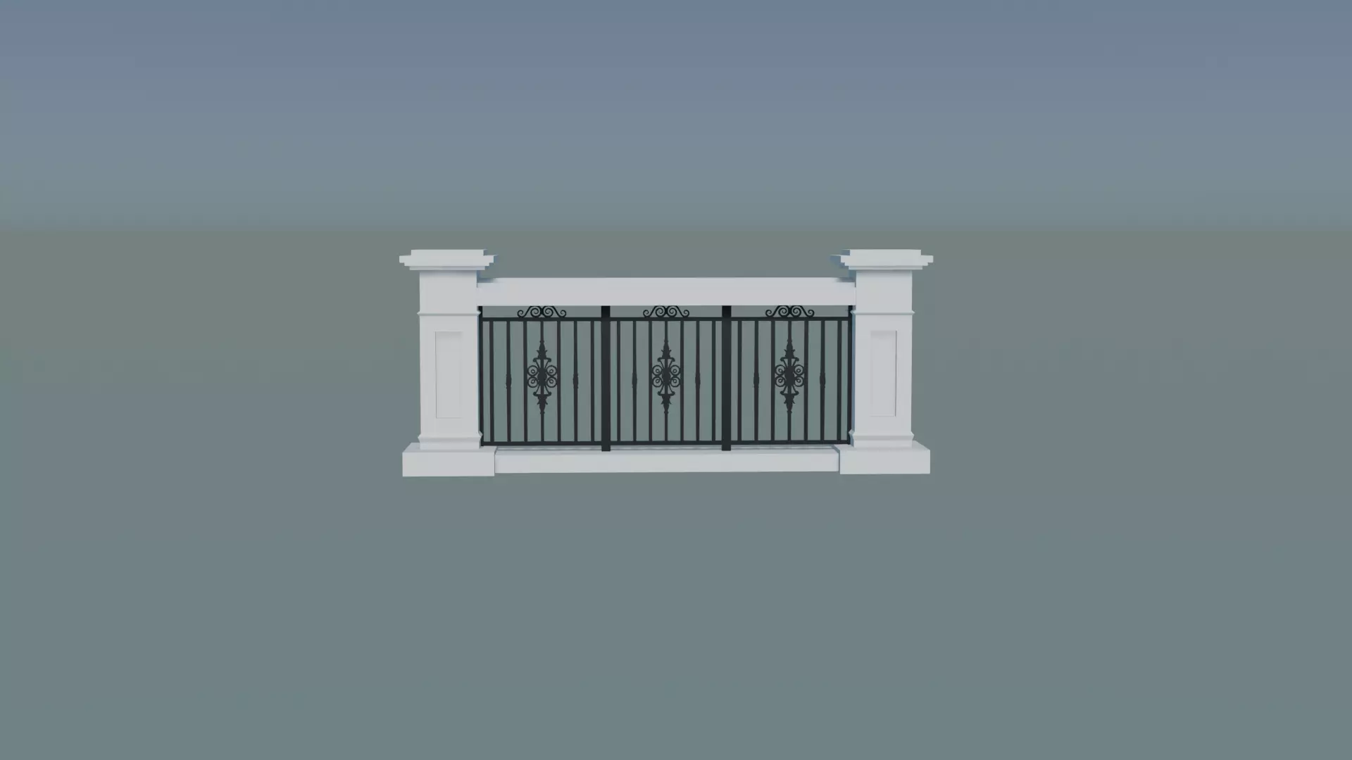 Balustrade 3D print model
