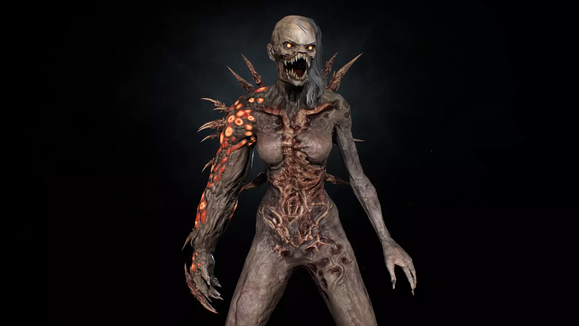 Mutant S7 Low-poly 3D model