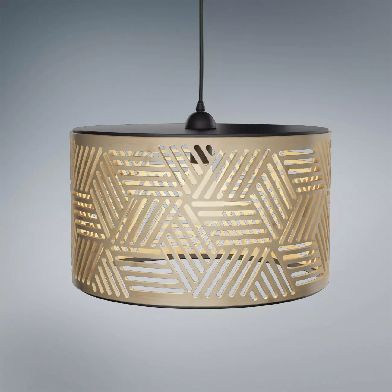 Lamp Wooden 2 3D model_0