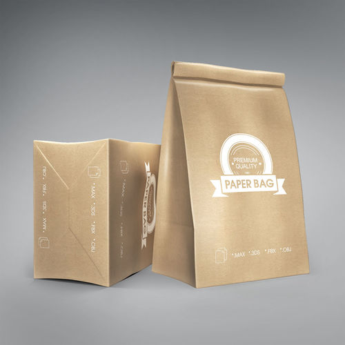 Paper bag 3D model