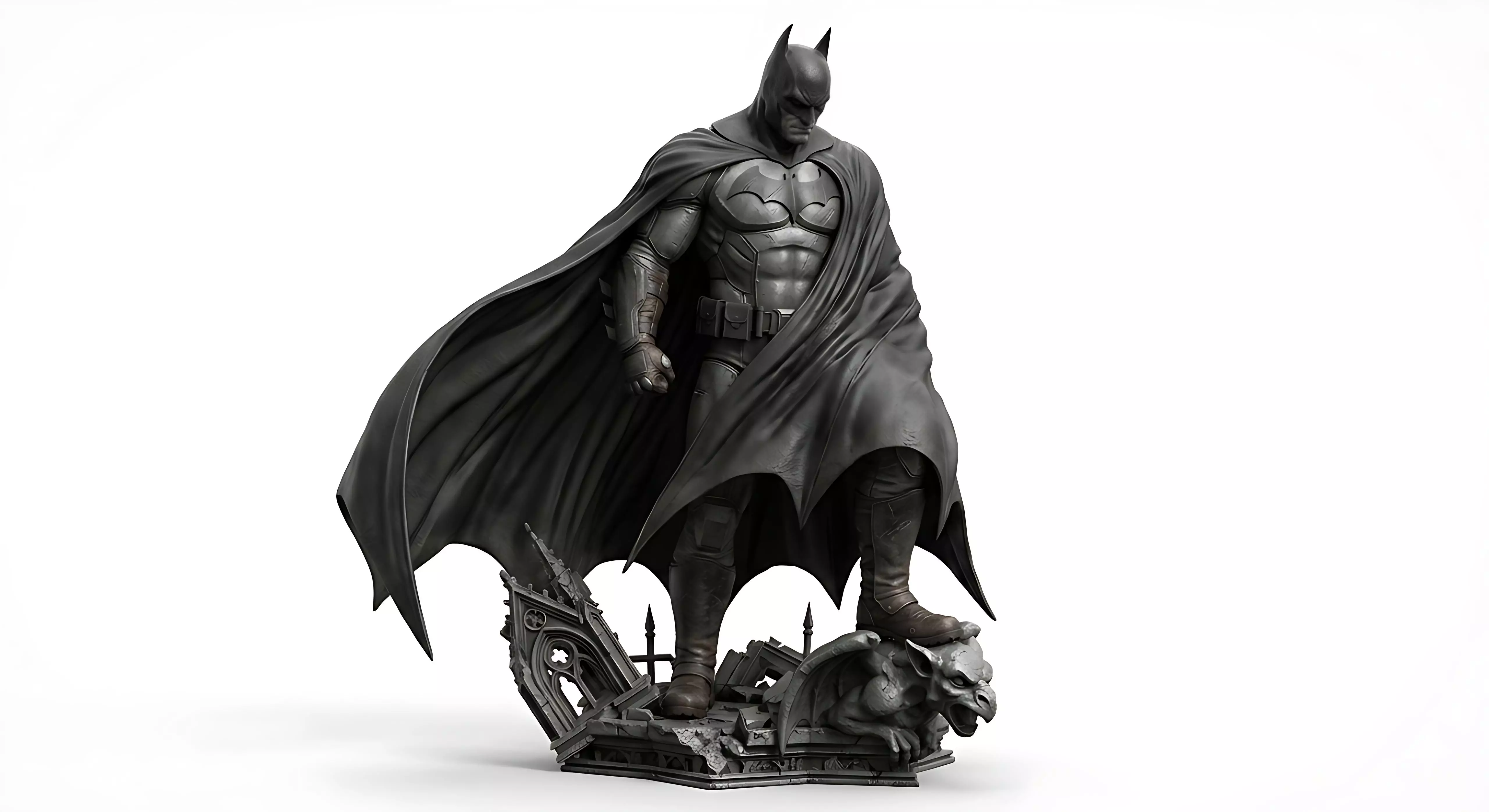 Dark Knight Vigilante Fan Art STL Miniature 3D print model