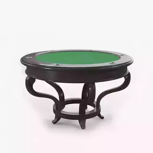Poker table 3D model