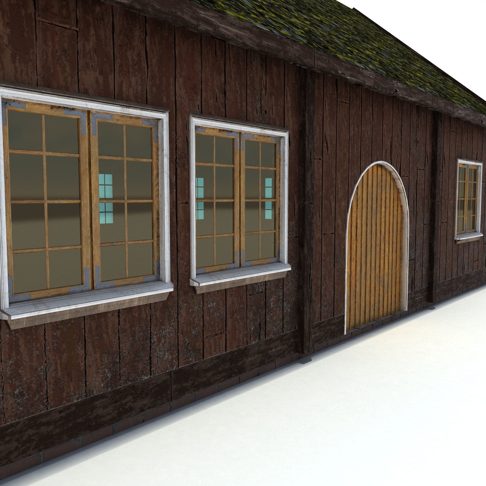 Old House Low Poly PBR Low-poly 3D model_6