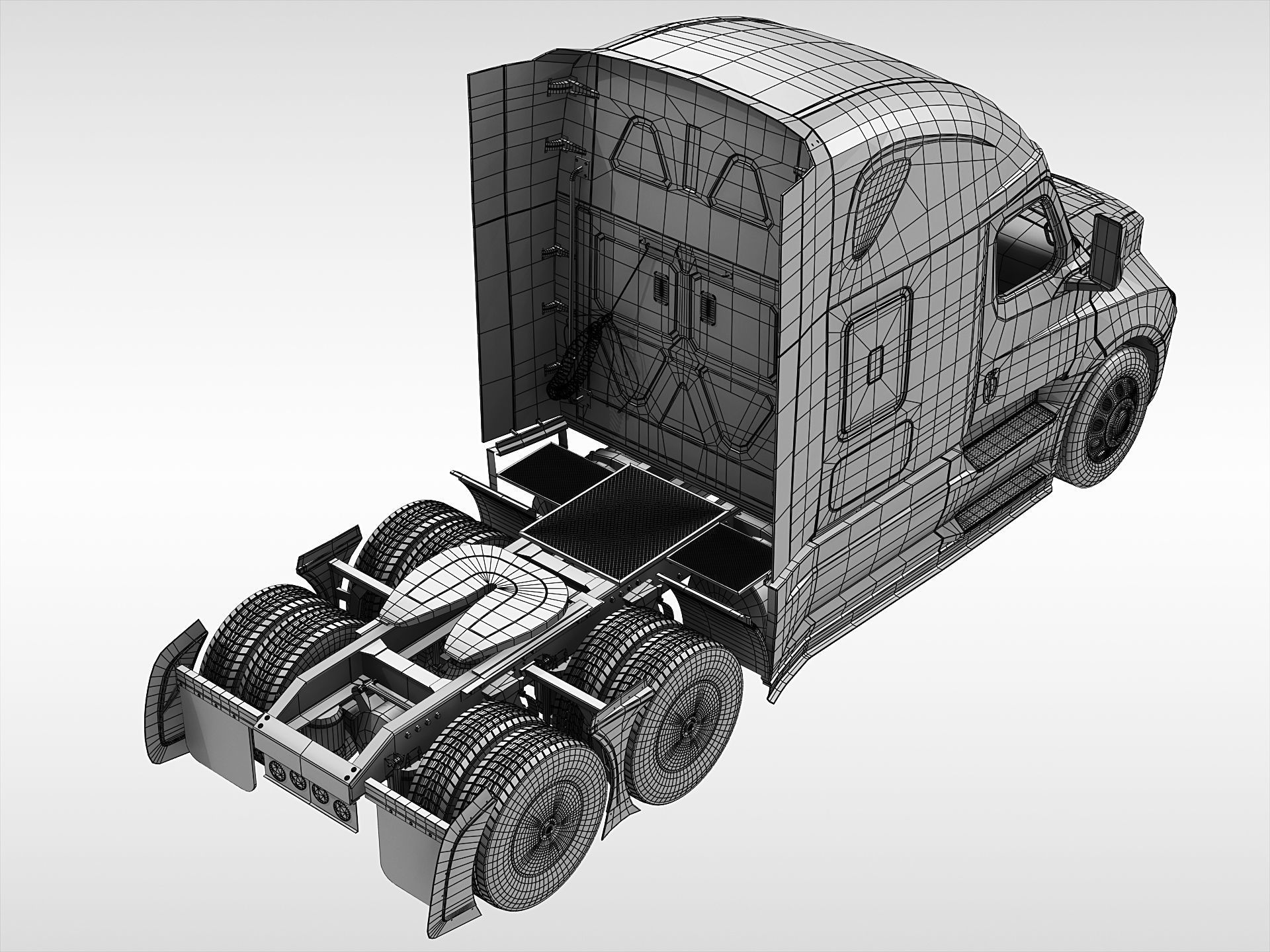 Freightliner Cascadia 2017 3D model_12