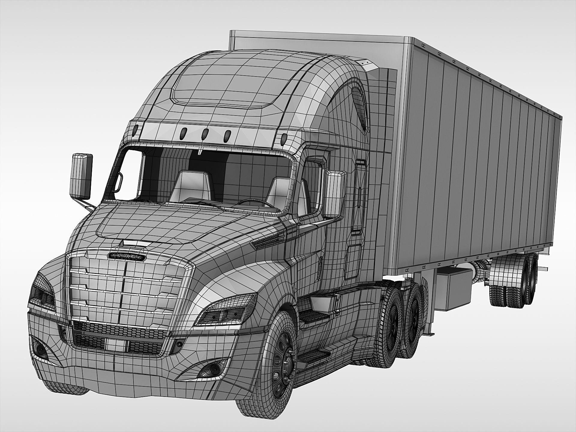 Freightliner Cascadia 2017 3D model_10