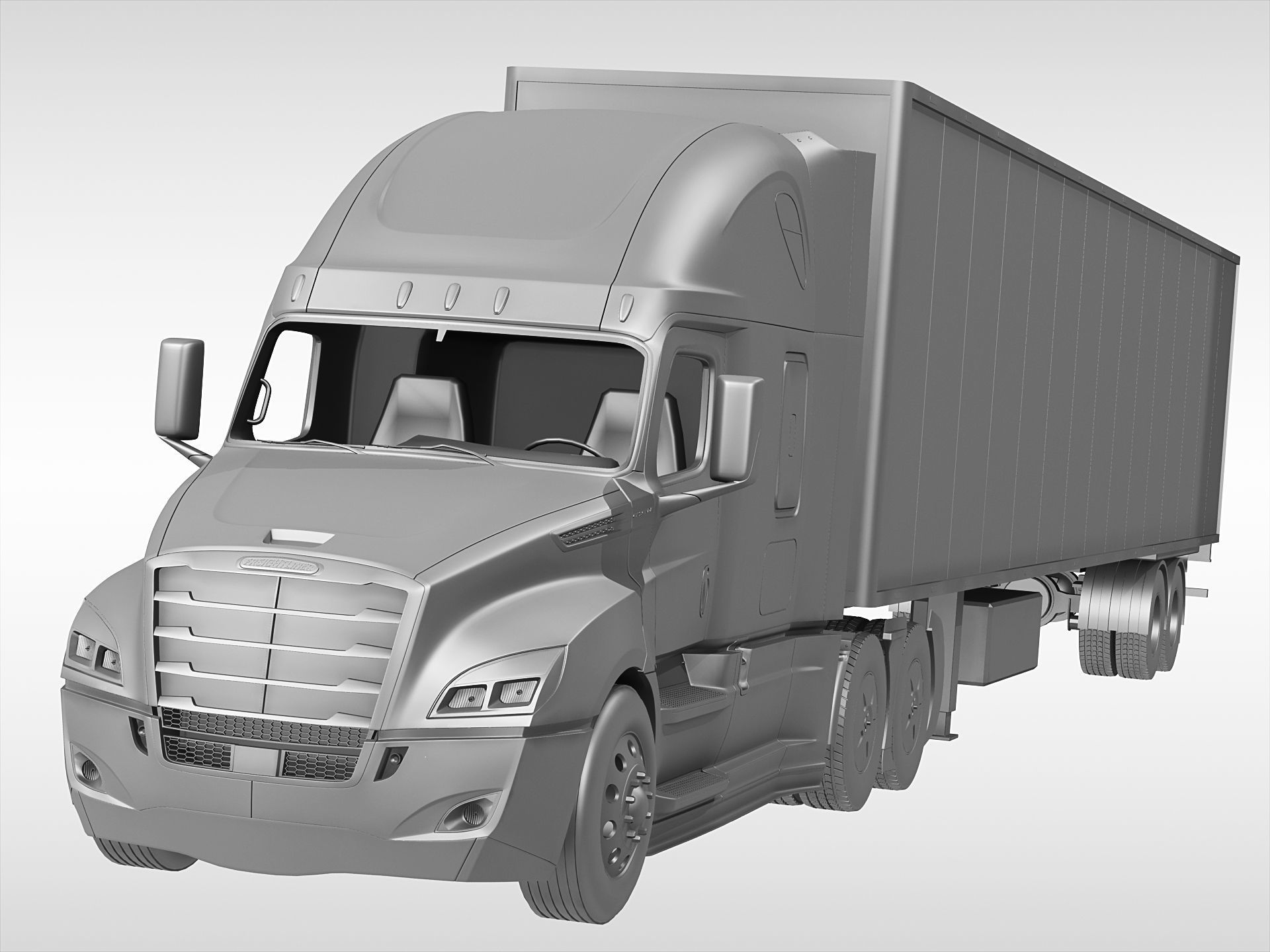 Freightliner Cascadia 2017 3D model_7