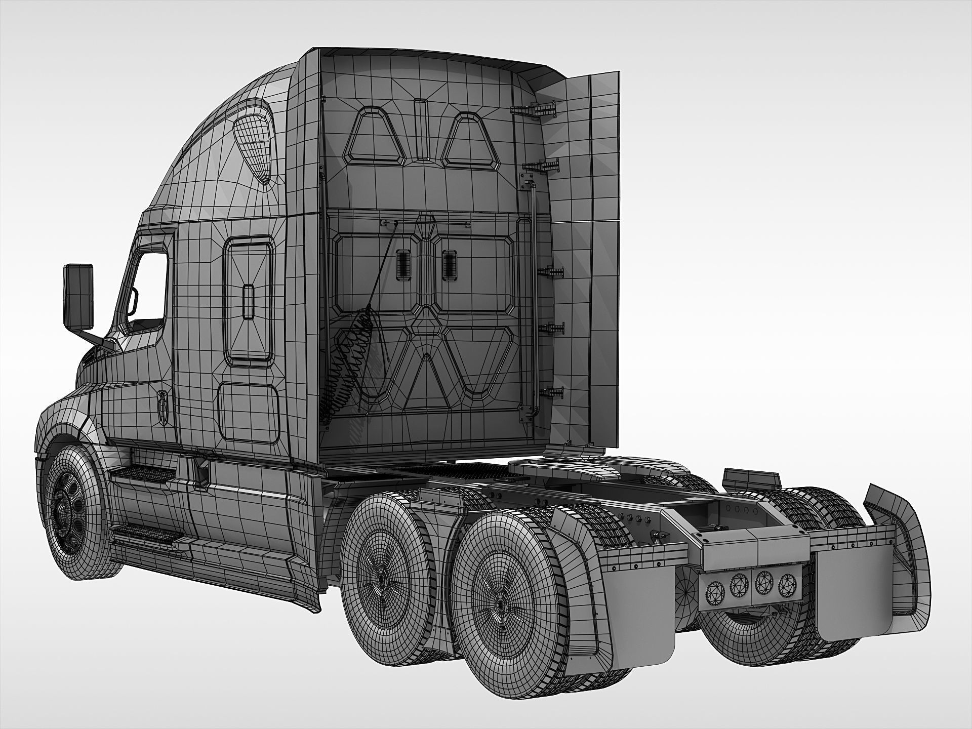 Freightliner Cascadia 2017 3D model_11