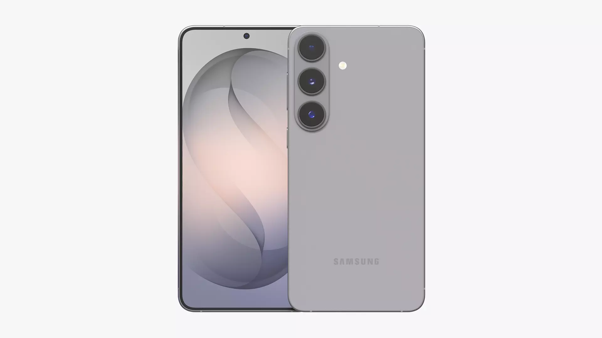 Samsung Galaxy S26 Plus Silver Shadow 3D model
