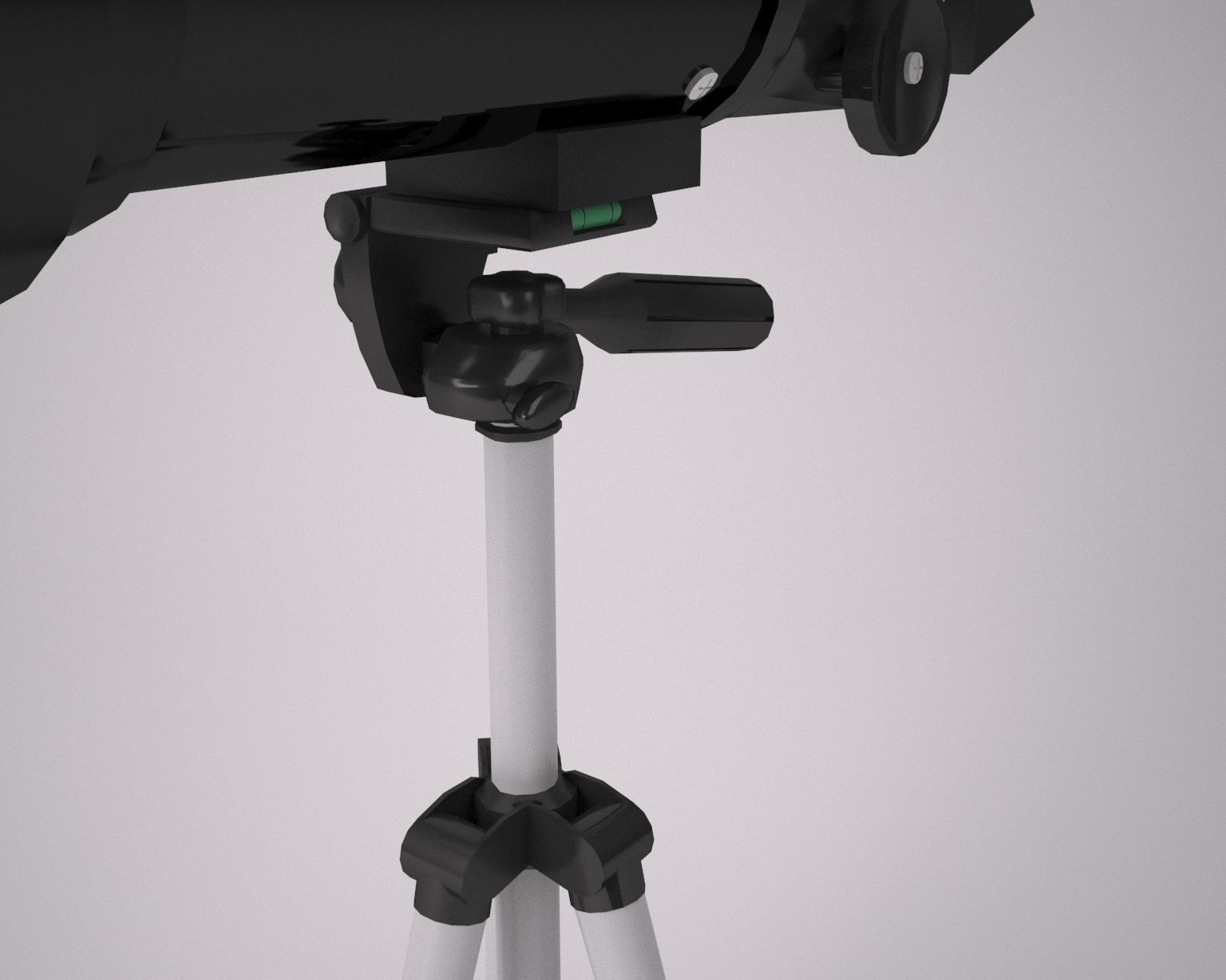 Celestron 70mm Travel scope telescope Low-poly 3D model_9