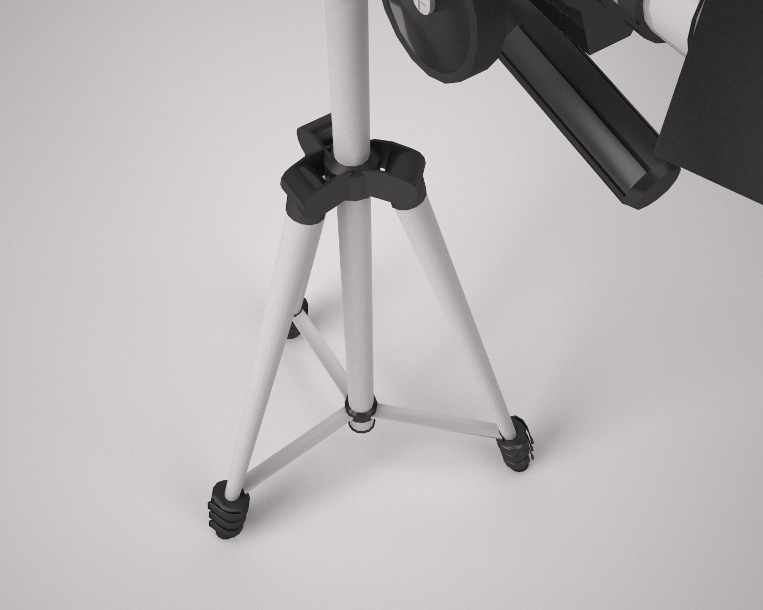 Celestron 70mm Travel scope telescope Low-poly 3D model_7