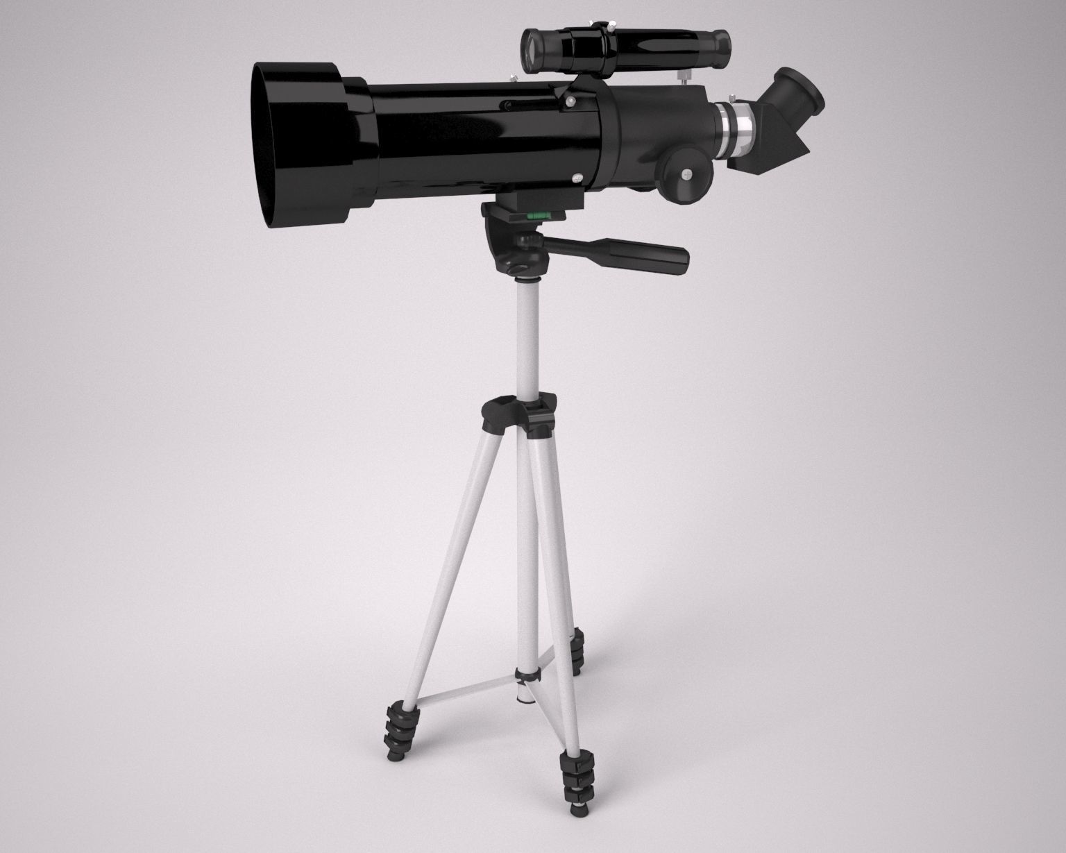Celestron 70mm Travel scope telescope Low-poly 3D model_6