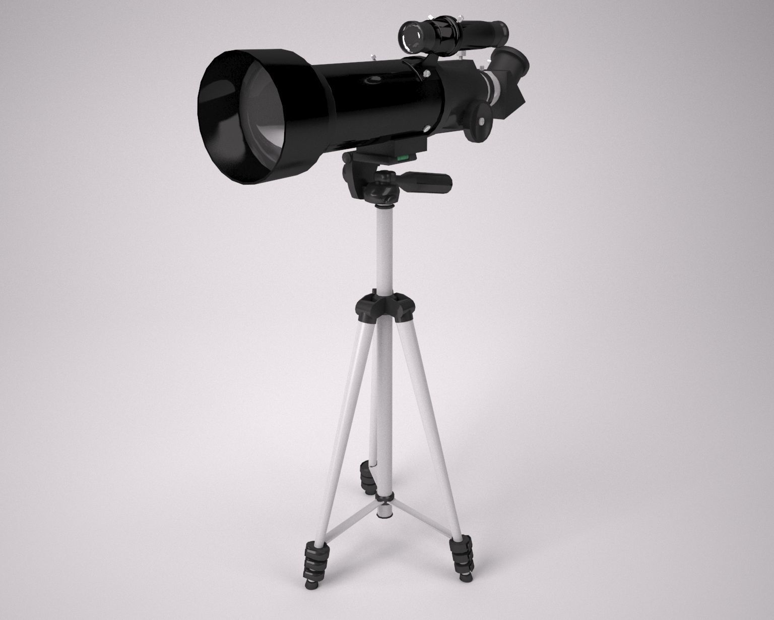 Celestron 70mm Travel scope telescope Low-poly 3D model_5